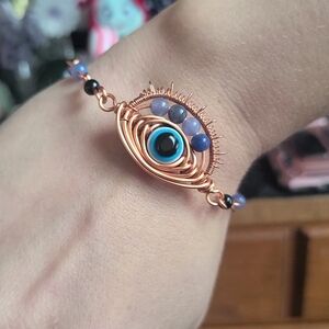 Mystic Copper Evil Eye Bracelet